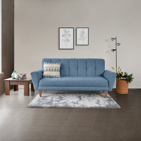 Sofá Zen Indigo 187x88cm de Tres Puestos con Apoya Brazos - SOFAS Y POLTRONAS | Bylmo
