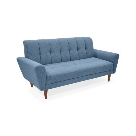 Sofá Zen Indigo 187x88cm de Tres Puestos con Apoya Brazos - SOFAS Y POLTRONAS | Bylmo