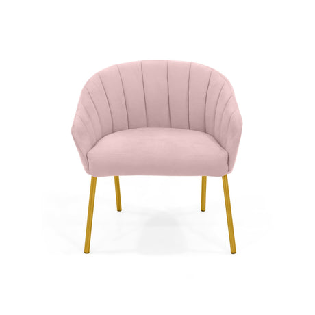 Poltrona Misaki Rosa 70x73cm de Un Puesto con Apoya Brazos - SOFAS Y POLTRONAS | Bylmo
