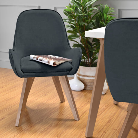 Poltrona Niza Gris 59x89cm de Un Puesto con Apoya Brazos - SOFAS Y POLTRONAS | Bylmo