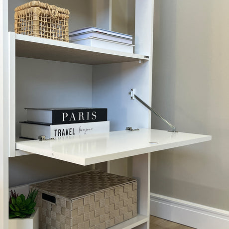 Estantería Rectangular Match Blanco 63x166cm Con Cinco Entrepaños - BIBLIOTECAS Y ESTANTERIAS | Bylmo