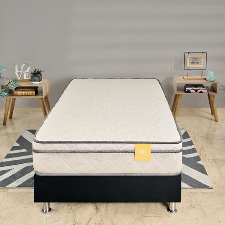 Colchón Firme Marsella New Beige Semidoble 120x190cm Ortopedico - COLCHONES | Bylmo