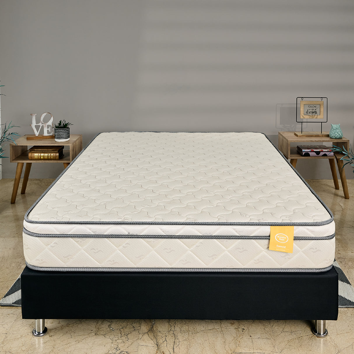 Colchón Firme Marsella New Beige King 200x200cm Ortopedico - COLCHONES | Bylmo