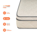 Colchón Firme Marsella New Beige King 200x200cm Ortopedico - COLCHONES | Bylmo