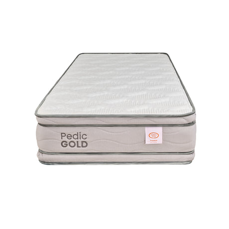 Colchón Firme Pedic Gold Blanco Sencillo 90x190cm Ortopedico con Pillow Doble - COLCHONES | Bylmo