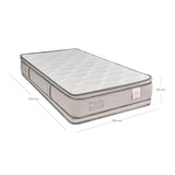 Colchón Firme Pedic Gold Blanco Semidoble 120x190cm Ortopedico con Pillow Doble - COLCHONES | Bylmo