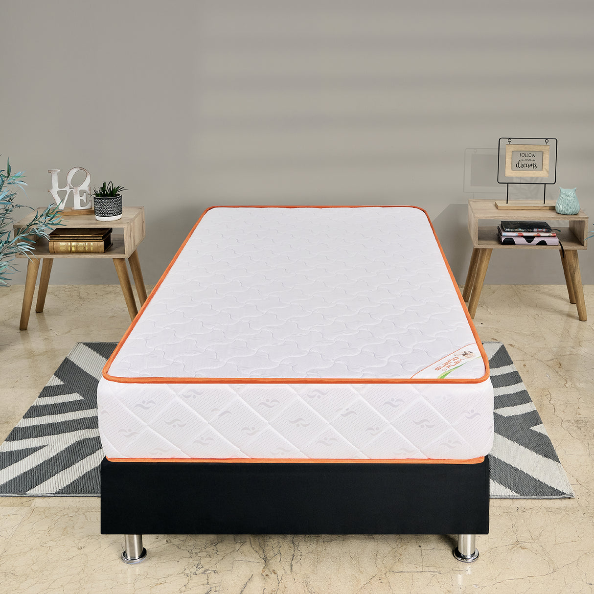 Colchón Firme Lite Resor Blanco Semidoble 120x190cm Ortopedico - COLCHONES | Bylmo