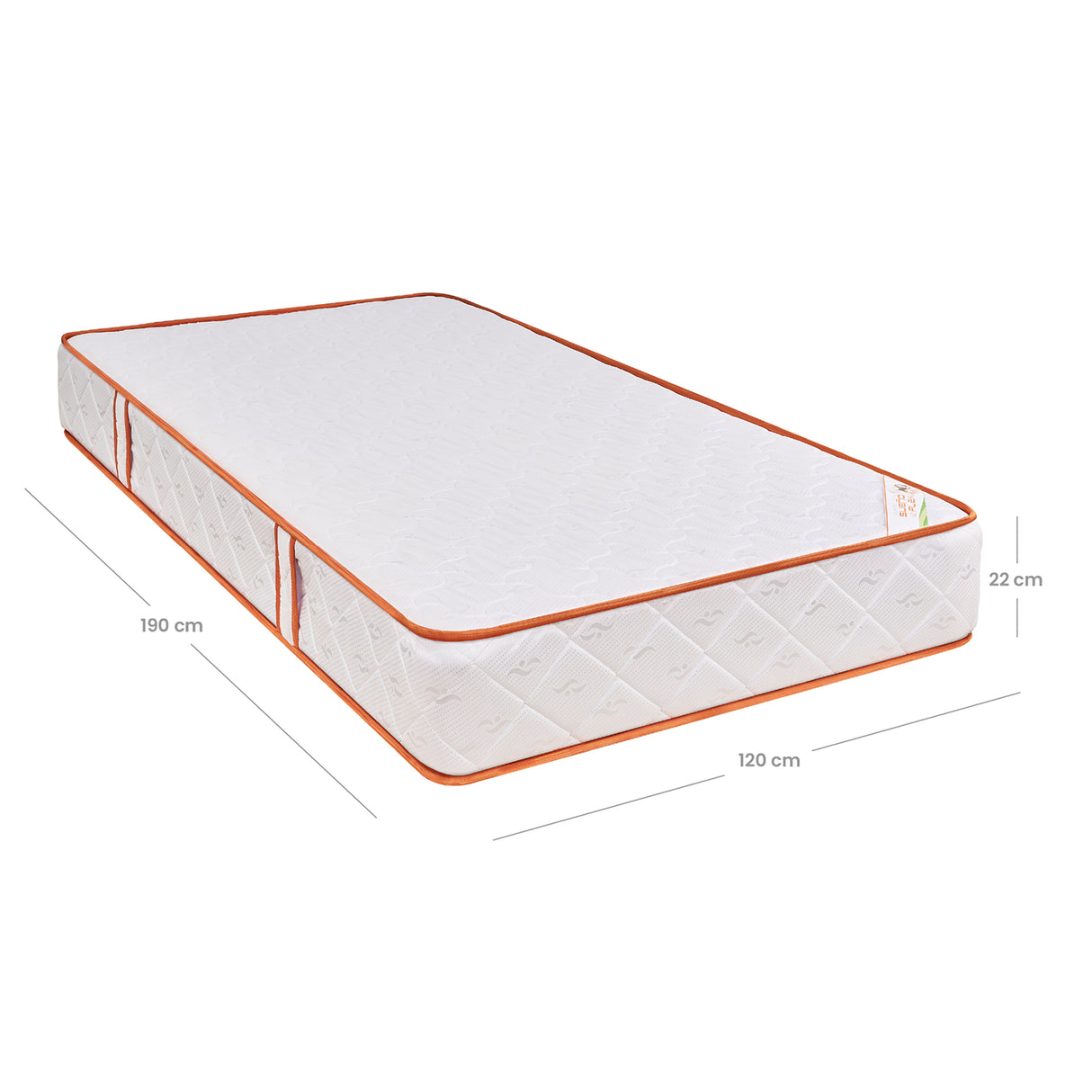 Colchón Firme Lite Resor Blanco Semidoble 120x190cm Ortopedico - COLCHONES | Bylmo