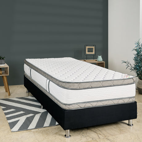 Colchón Firme Pedic Foam Blanco Sencillo 100x190cm Ortopedico con Pillow Doble - COLCHONES | Bylmo