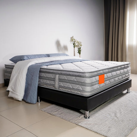 Colchón Firme Mercurio Blanco Doble 140x190cm Ortopedico con Pillow Sencillo - COLCHONES | Bylmo