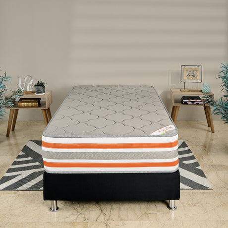 Colchón Firme Concord Pedic Gris Claro Semidoble 120x190cm Ortopedico - COLCHONES | Bylmo