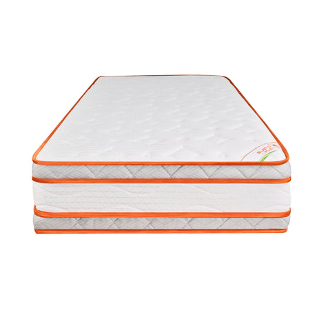 Colchón Medio Firme Pro Resor Blanco Sencillo 100x190cm Semiortopedico con Pillow Doble - COLCHONES | Bylmo