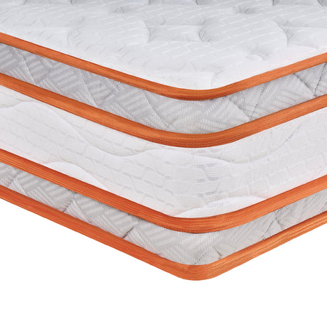 Colchón Medio Firme Pro Resor Blanco Doble 140x190cm Semiortopedico con Pillow Doble - COLCHONES | Bylmo