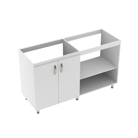Mueble Inferior de Cocina Vive Blanco 150x88cm Sin Mesón - MUEBLES INFERIORES DE COCINA | Bylmo