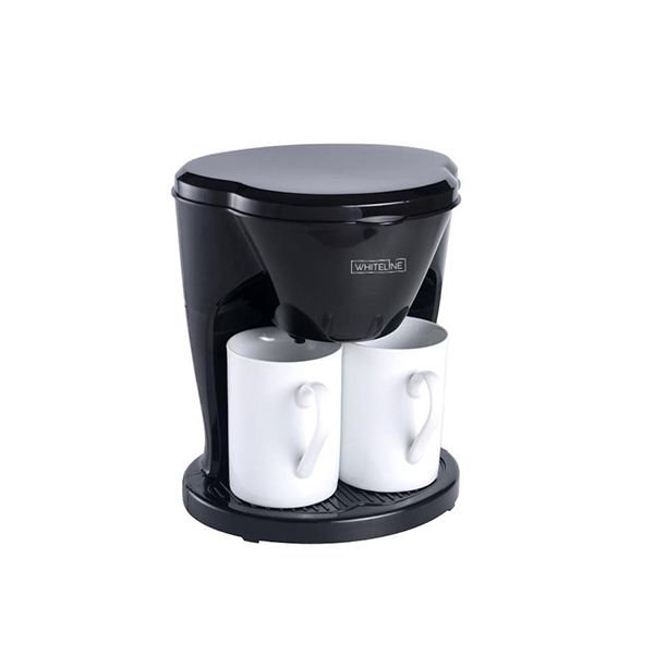 Cafetera Eléctrica Negro 16x23cm Para Dos Tazas - CAFETERAS ELECTRICAS | Bylmo