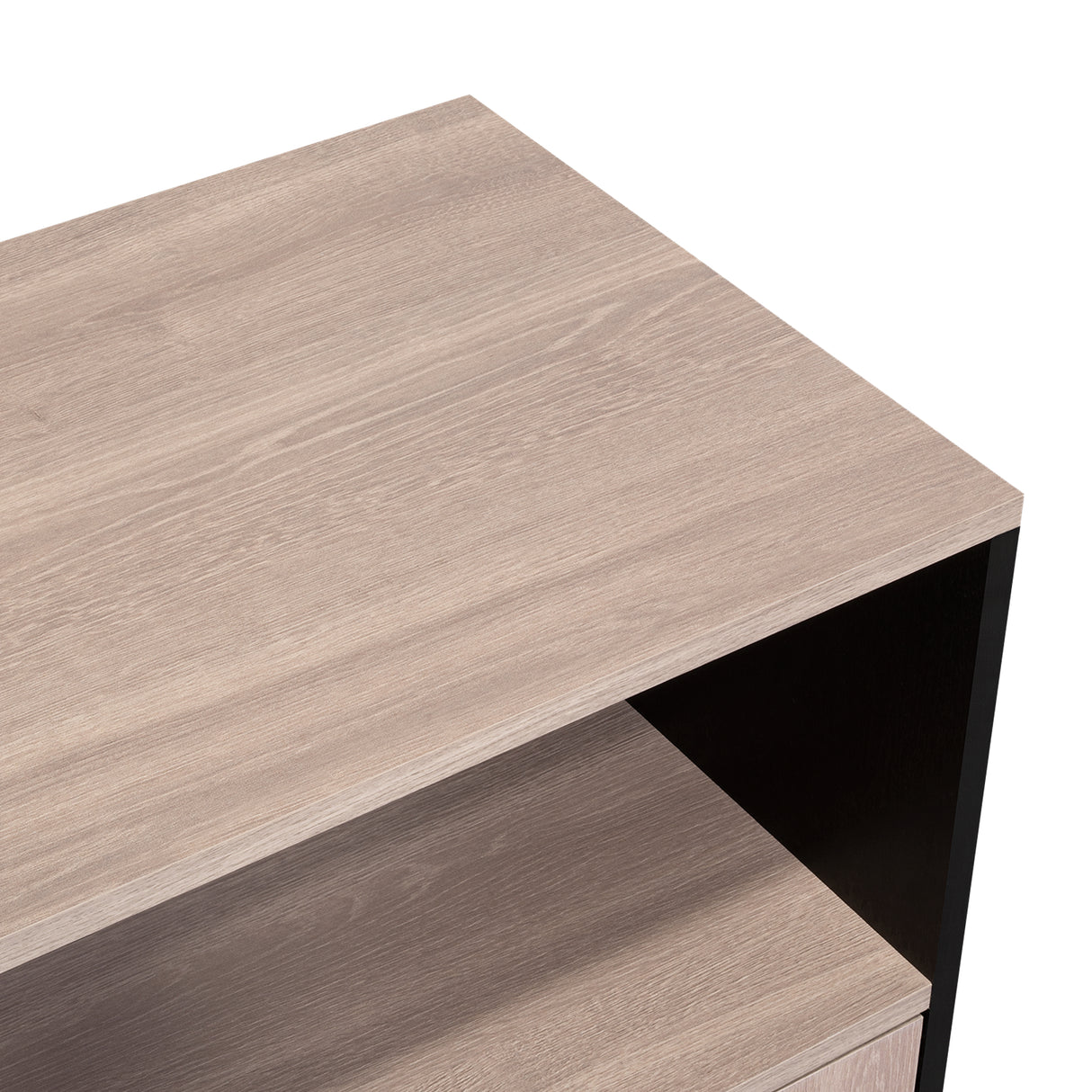 Mueble Auxiliar de Cocina Eldon Wengue y Bardolino 75x83.4cm Con Cinco Compartimientos y Con Ruedas - BARRAS Y MUEBLES AUXILIARES | Bylmo