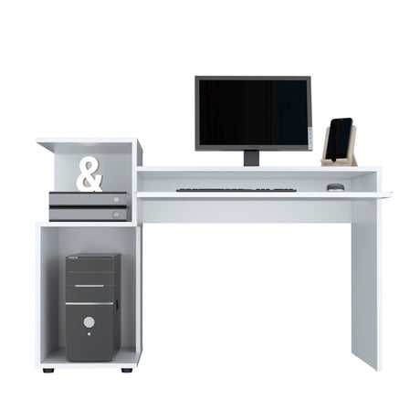 Combo Escritorio y Biblioteca Atlanter Rovere 120x81.5cm sin Cajones - ESCRITORIOS | Bylmo