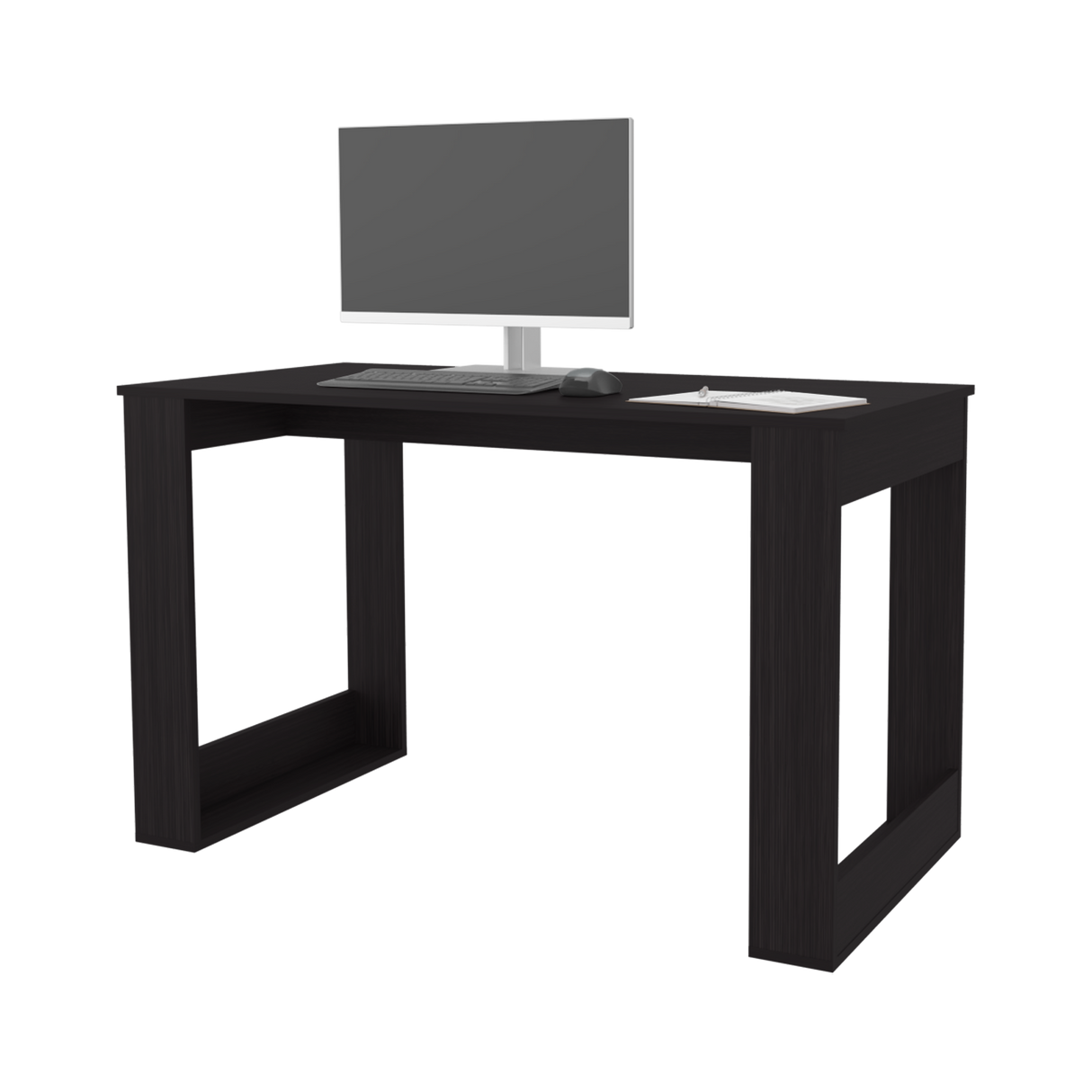 Escritorio Oviedo Wengue 120x73cm sin Cajones - ESCRITORIOS | Bylmo