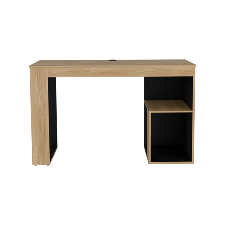 Escritorio Astana Fresno Europeo y Wengue 120x73.5cm sin Cajones - ESCRITORIOS | Bylmo