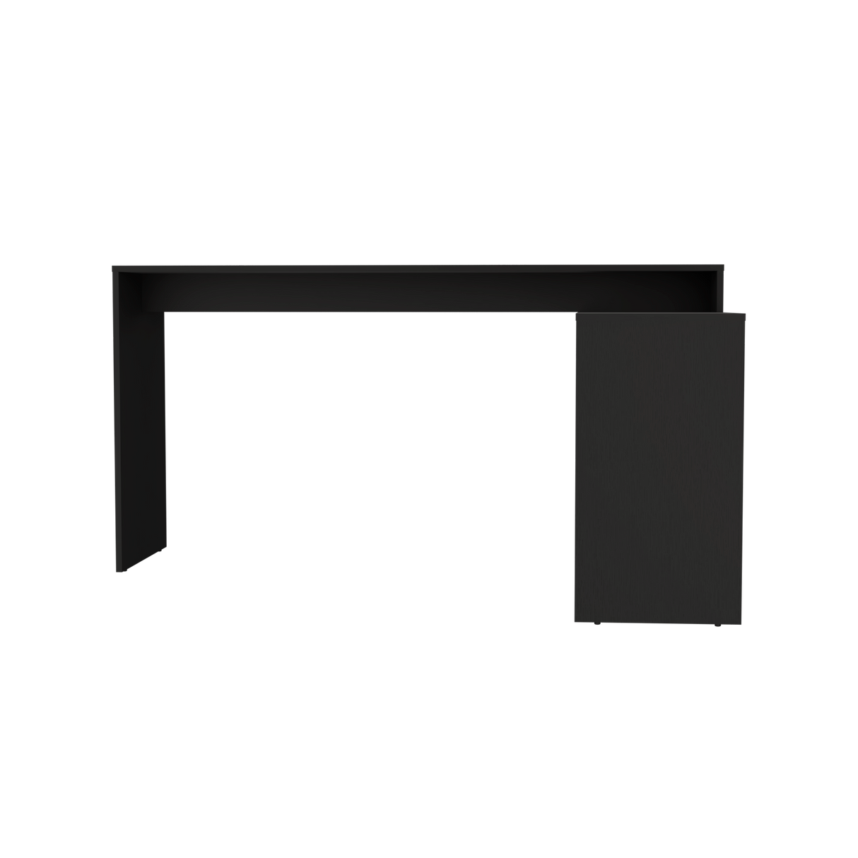 Escritorio Esquinero Axis Wengue 150x77cm sin Cajones - ESCRITORIOS | Bylmo