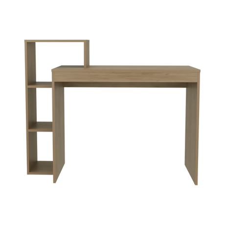 Escritorio con Biblioteca Britt Fresno Europeo 110x90cm sin Cajones - ESCRITORIOS | Bylmo