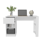 Escritorio Home Blanco 120.2x75.6cm con Un Cajón - ESCRITORIOS | Bylmo