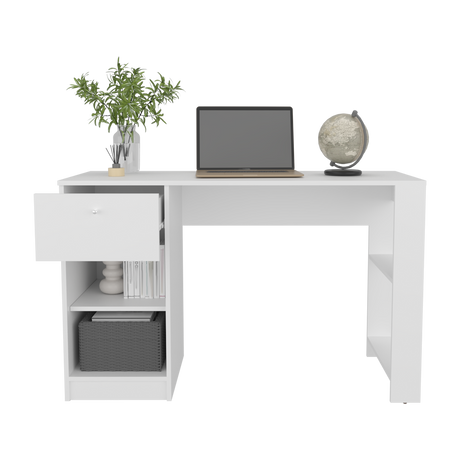 Escritorio Home Blanco 120.2x75.6cm con Un Cajón - ESCRITORIOS | Bylmo