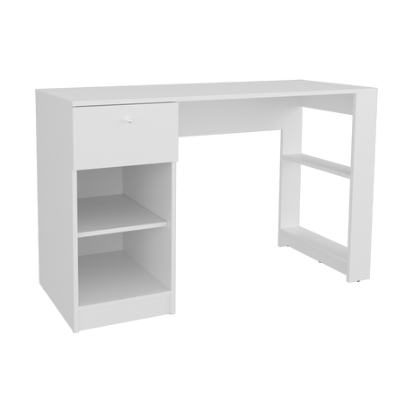Escritorio Home Blanco 120.2x75.6cm con Un Cajón - ESCRITORIOS | Bylmo