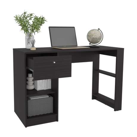 Escritorio Home Wengue 120.2x75.6cm con Un Cajón - ESCRITORIOS | Bylmo