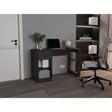 Escritorio Home Wengue 120.2x75.6cm con Un Cajón - ESCRITORIOS | Bylmo
