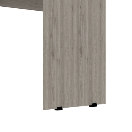 Escritorio Esquinero Mix Ceniza 120.1x77.2cm con Dos Cajones - ESCRITORIOS | Bylmo