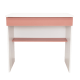 Escritorio Ohio Blanco y Arupo 80x73cm con Un Cajón - ESCRITORIOS | Bylmo