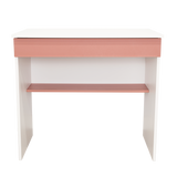 Escritorio Ohio Blanco y Arupo 80x73cm con Un Cajón - ESCRITORIOS | Bylmo