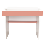 Escritorio Ohio Blanco y Arupo 80x73cm con Un Cajón - ESCRITORIOS | Bylmo