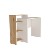 Escritorio con Biblioteca Stella Plus Blanco y Duna 125.7x89.4cm sin Cajones - ESCRITORIOS | Bylmo