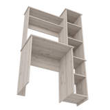 Escritorio con Biblioteca Versalles Ceniza 98.5x162.5cm sin Cajones - ESCRITORIOS | Bylmo