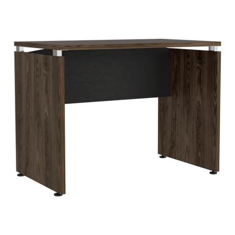 Escritorio Home Wengue y Coñac 100x75cm sin Cajones - ESCRITORIOS | Bylmo