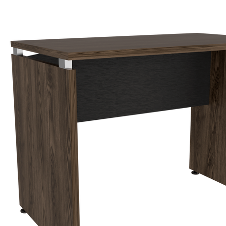 Escritorio Home Wengue y Coñac 100x75cm sin Cajones - ESCRITORIOS | Bylmo