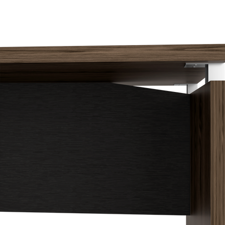 Escritorio Home Wengue y Coñac 100x75cm sin Cajones - ESCRITORIOS | Bylmo