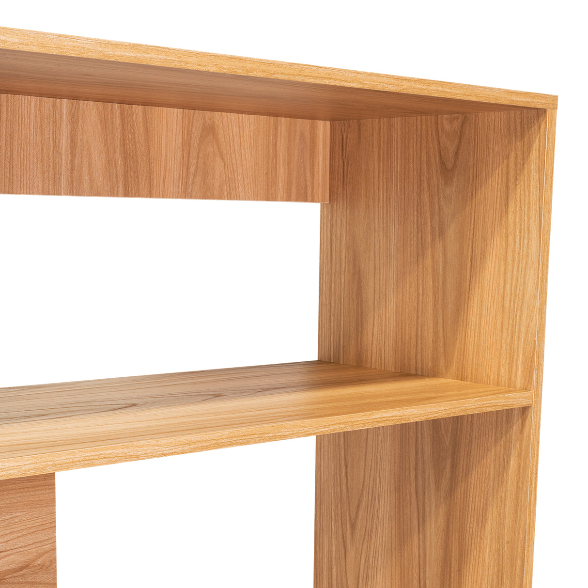 Biblioteca Asimétrica Lous Fresno Europeo 73x161cm Con Siete Compartimientos - BIBLIOTECAS Y ESTANTERIAS | Bylmo