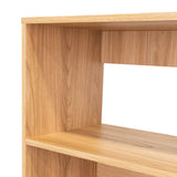 Biblioteca Asimétrica Lous Fresno Europeo 73x161cm Con Siete Compartimientos - BIBLIOTECAS Y ESTANTERIAS | Bylmo