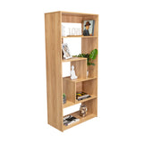 Biblioteca Asimétrica Lous Fresno Europeo 73x161cm Con Siete Compartimientos - BIBLIOTECAS Y ESTANTERIAS | Bylmo