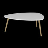 Mesa de Centro Narvik Blanco 74.1x31.5cm Rectangular y con Patas - MESAS DE CENTRO | Bylmo