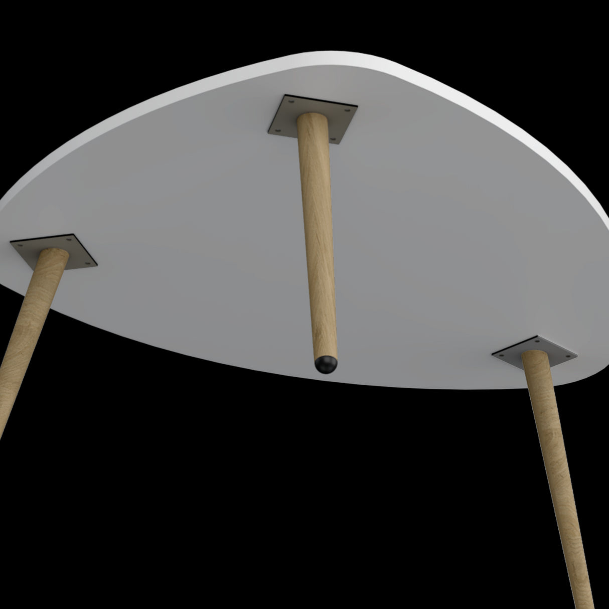 Mesa de Centro Narvik Blanco 74.1x31.5cm Rectangular y con Patas - MESAS DE CENTRO | Bylmo