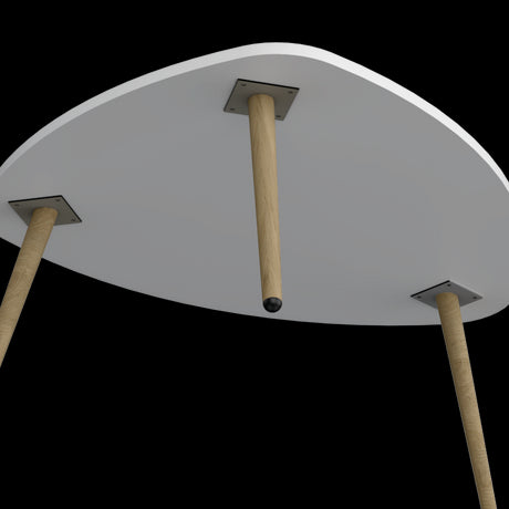 Mesa de Centro Narvik Blanco 74.1x31.5cm Rectangular y con Patas - MESAS DE CENTRO | Bylmo