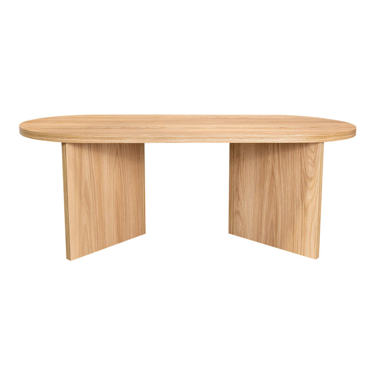 Mesa de Centro Ted Fresno Europeo 120.2x42.2cm Ovalado - MESAS DE CENTRO | Bylmo