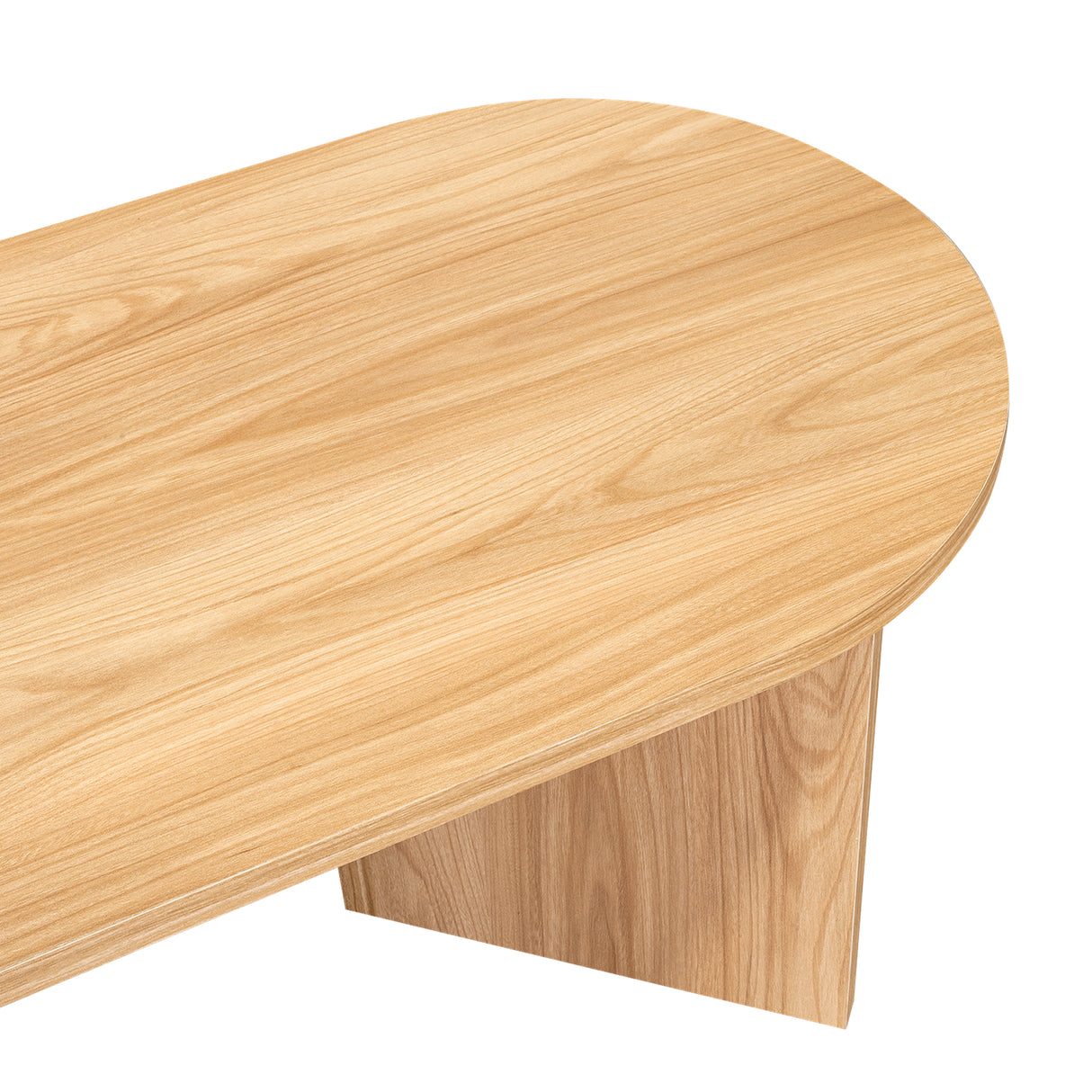 Mesa de Centro Ted Fresno Europeo 120.2x42.2cm Ovalado - MESAS DE CENTRO | Bylmo