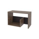 Mesa Auxiliar Everett Bellota y Wengue 39.8x63.4cm Rectangular con Dos Compartimientos - MESAS AUXILIARES | Bylmo