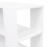 Mueble Auxiliar Garden Blanco 60x50cm Rectangular con Dos Compartimientos - MESAS AUXILIARES | Bylmo