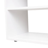 Mueble Auxiliar Garden Blanco 60x50cm Rectangular con Dos Compartimientos - MESAS AUXILIARES | Bylmo